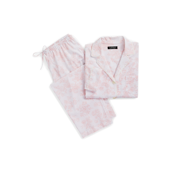 Pyjama en popeline fleurie