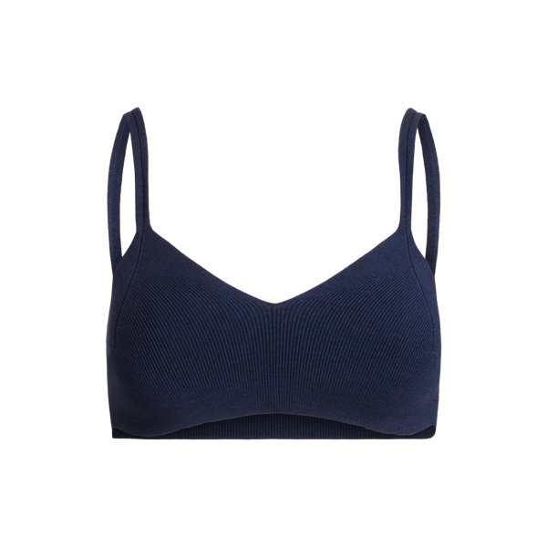 Soutien-gorge brassière maille côtelée