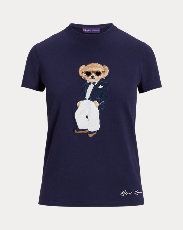 T-shirt de algodão Polo Bear