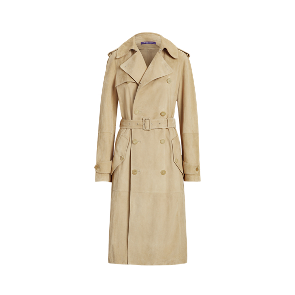 Baird Lamb-Suede Trench Coat
