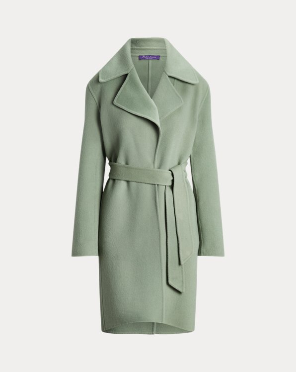 Cameo Wool-Cashmere Wrap Coat