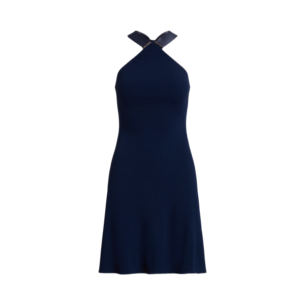 Jinett Jersey Halter Day Dress