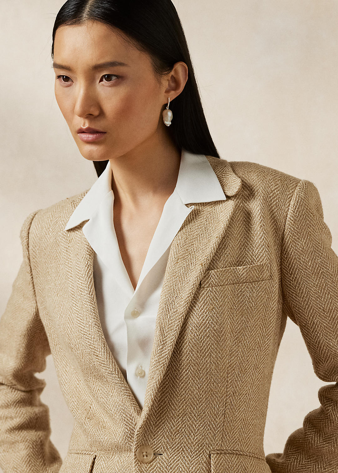 Geschikt sigaret Spuug uit Kayli tweed jas met visgraatmotief voor Women | Ralph Lauren® BE