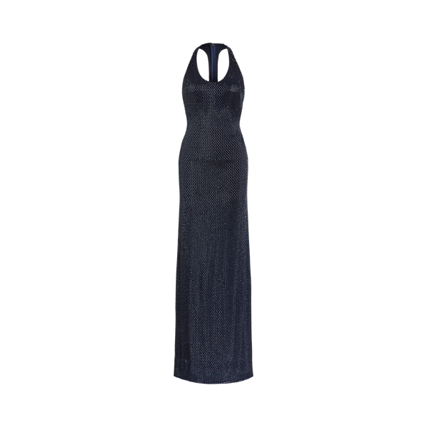 Vestido de noite de malha Luanna