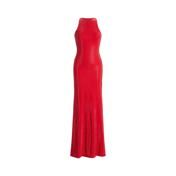 Vestido de noite Claeton com enfeites