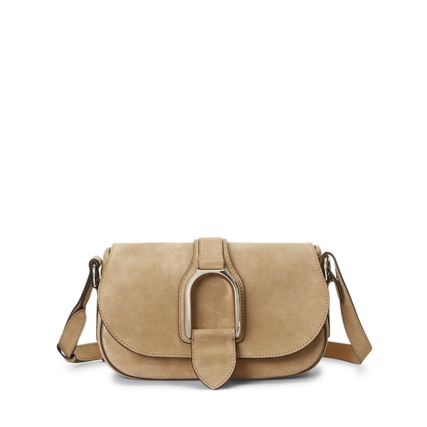 Calf-Suede Welington Shoulder Bag