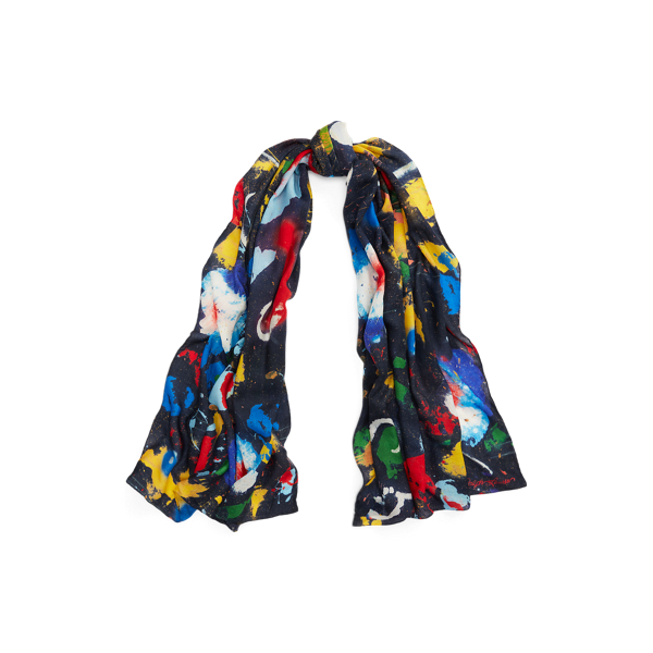 Écharpe à motif en pashmina