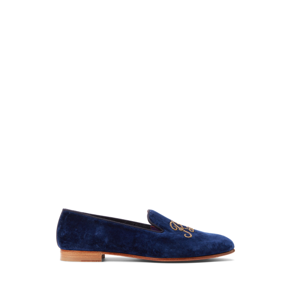 Chaussons Alonzo brodés en velours