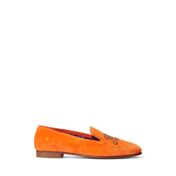 Alonzo Embroidered Velvet Slipper