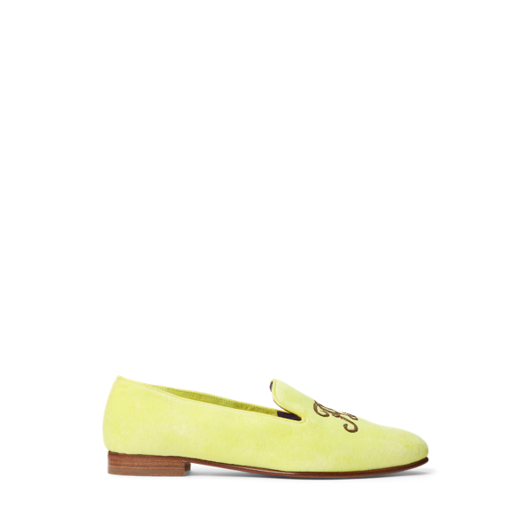 Alonzo Embroidered Velvet Slipper