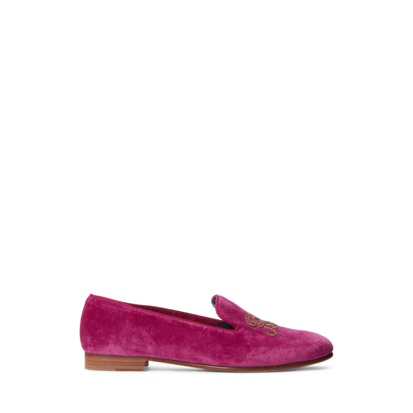 Chaussons Alonzo brodés en velours