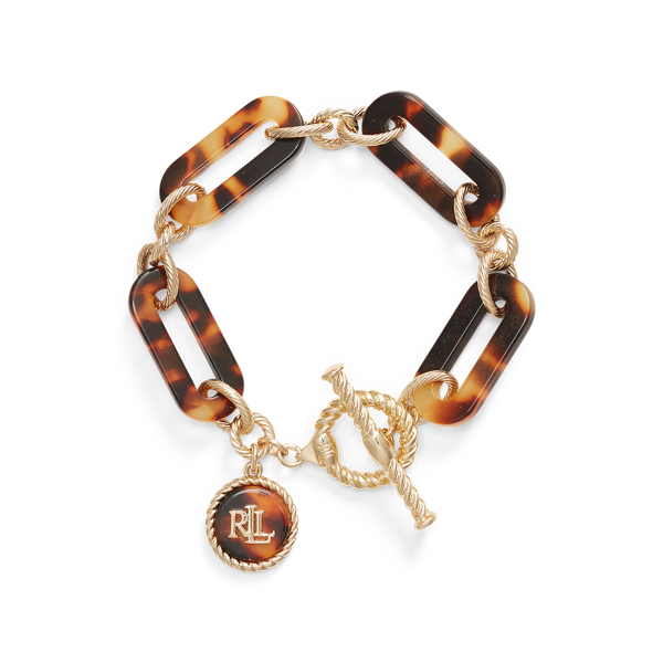 Bracelet flexible à logo écaille tortue