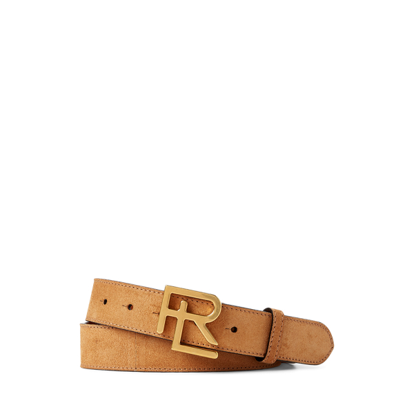 Ceinture en daim à boucle RL