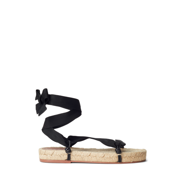 Lace-Up Espadrille Sandals