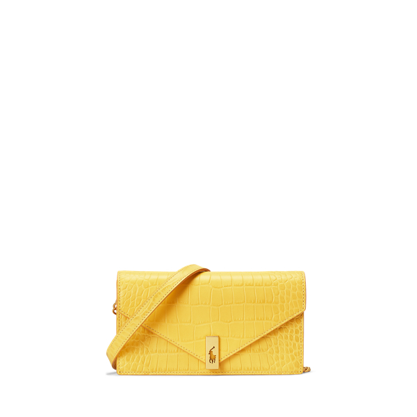 Portefeuille et sac Polo ID gaufré croco