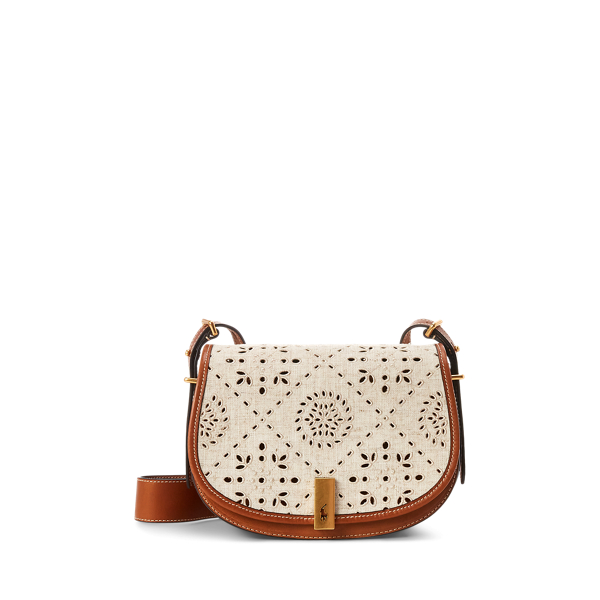 Polo Ralph Lauren Polo Id Eyelet Mini Shoulder Bag in Brown