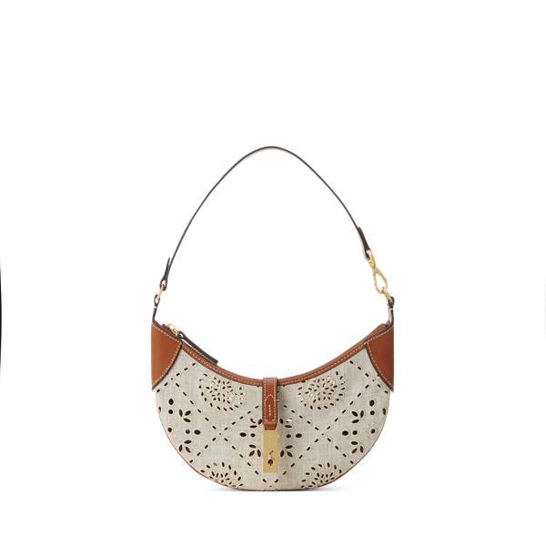 Borsa Mini Shoulder Polo ID con trafori da Women Ralph Lauren® IT