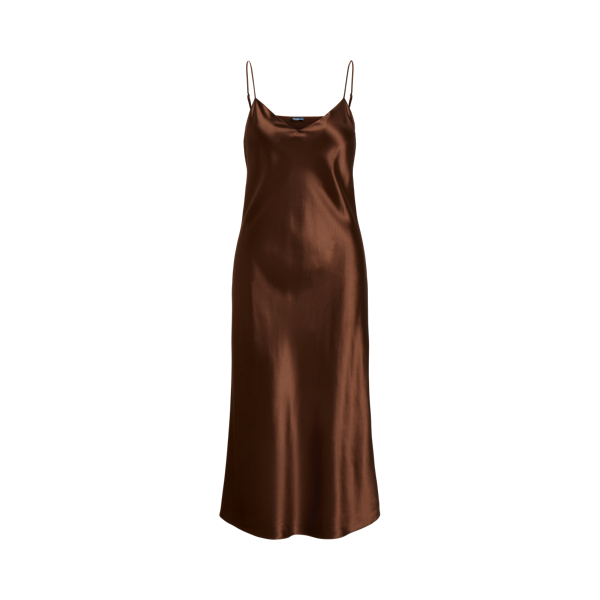 Vestido combinação em seda