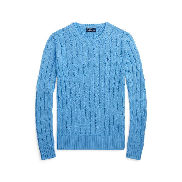 Cable-Knit Cotton Crewneck Jumper