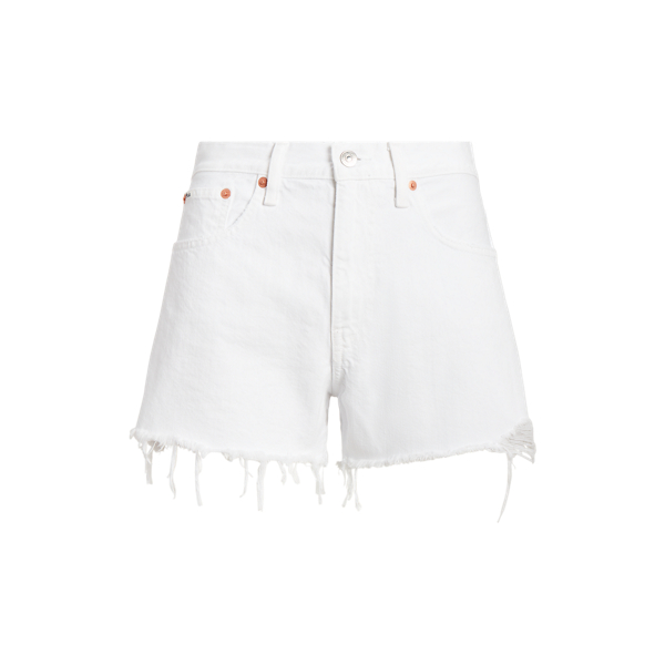 Calções em denim cortados