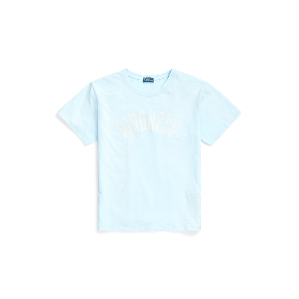 T-shirt à col rond en jersey de coton