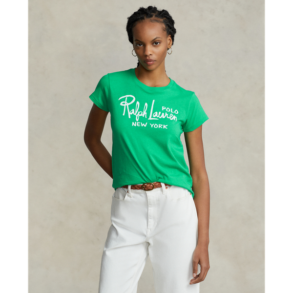 pasta rulle Selvforkælelse Logo Cotton Jersey T-Shirt