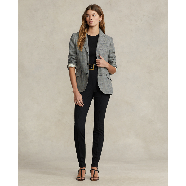 Houndstooth Tweed Hacking Blazer for Women | Ralph Lauren® PT