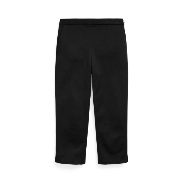 Calças de algodão elásticas Slim Fit