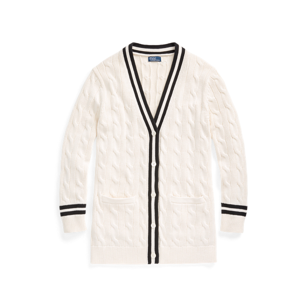 Cricket Cable-Knit Cotton Cardigan for Women | Ralph Lauren® BR