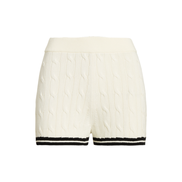 Cricket Cable-Knit Cotton-Blend Short