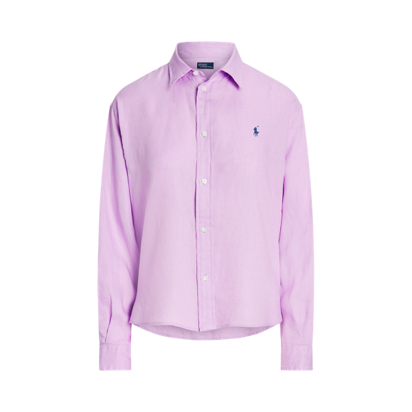 Chemise large et courte en lin pour Women | Ralph Lauren® FR