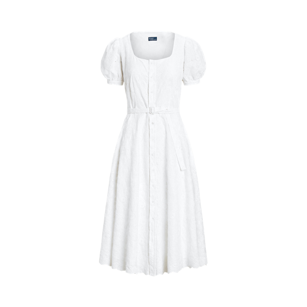 Eyelet-Embroidered Linen Dress for Women | Ralph Lauren® BR