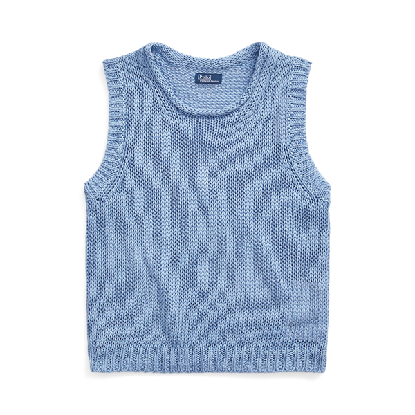 Linen-Cotton Sleeveless Jumper Tank