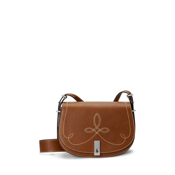 Polo ID Western Leather Saddle Bag