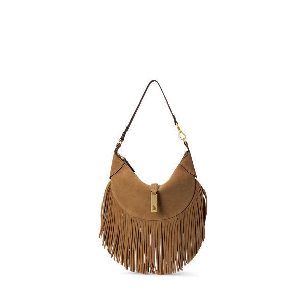Polo ID Fringe Suede Mini Shoulder Bag