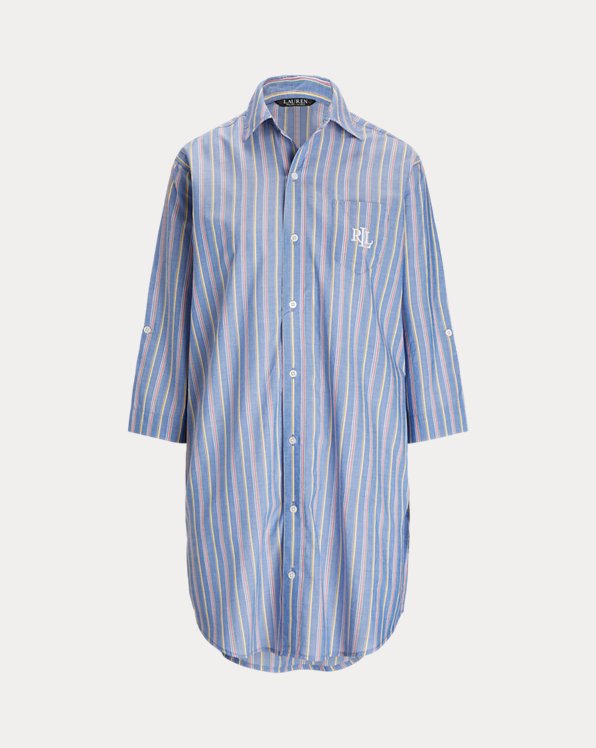 Striped Lawn Sleep Shirt