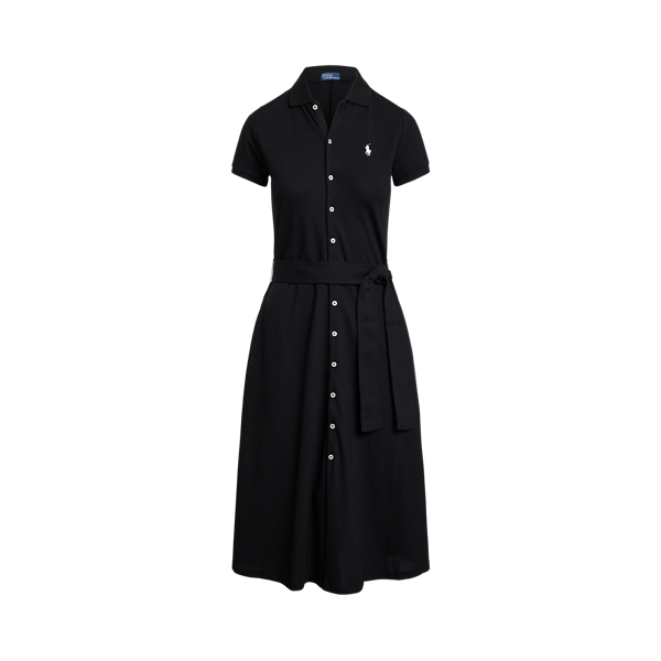 Vestido Polo em malha de algodão