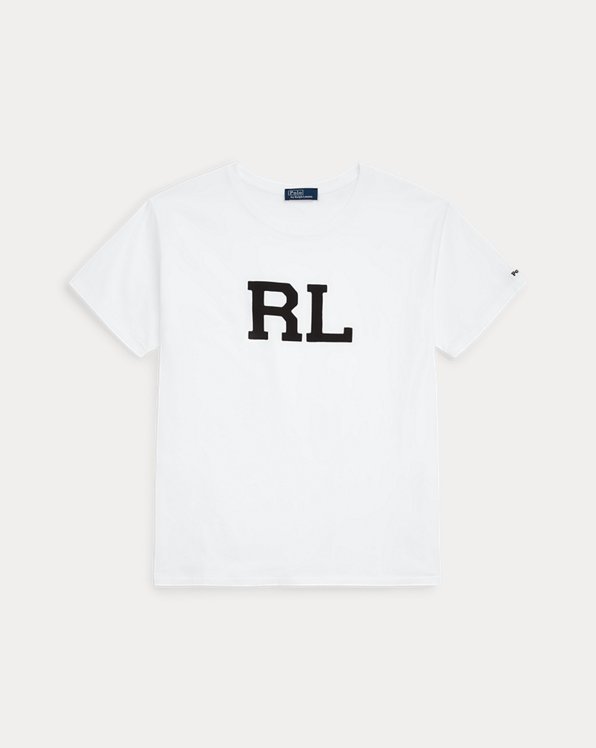 T-shirt logo RL en jersey