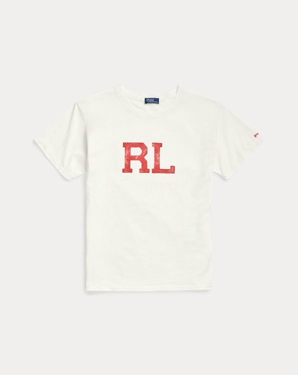 T-shirt logo RL en jersey