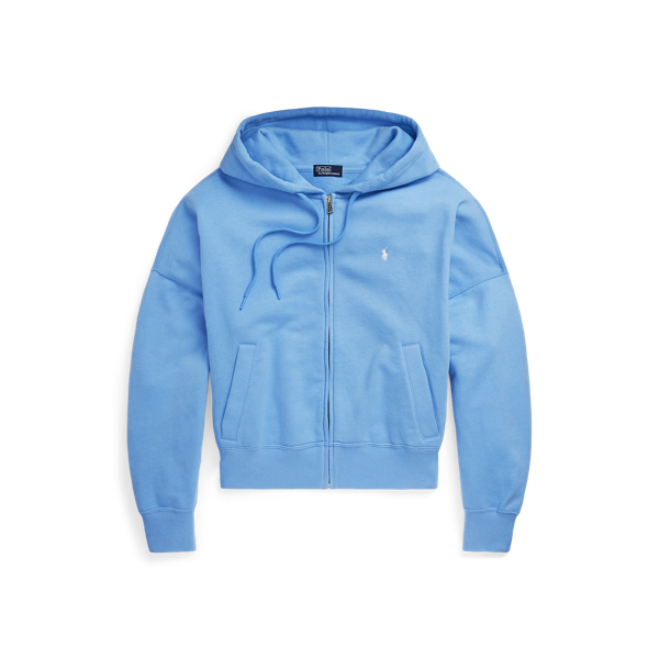Sweat à capuche zippé en polaire