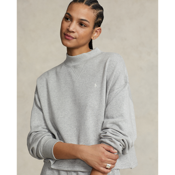 Fleece Mockneck Pullover for Women | Ralph Lauren® UK