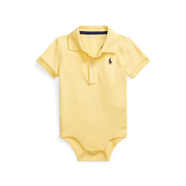 Soft Cotton Polo Bodysuit