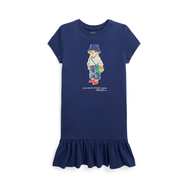Polo Bear Cotton Jersey T-Shirt Dress