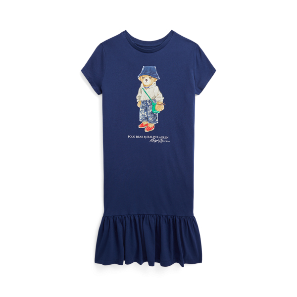 Polo Bear Cotton Jersey T-Shirt Dress