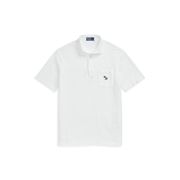 Camisa Polo Classic Fit de malha âncora