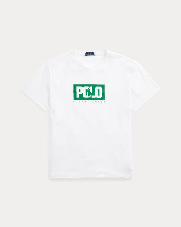 T-shirt de malha logótipo Classic Fit