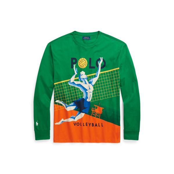 T-shirt de malha com gráfico Classic Fit