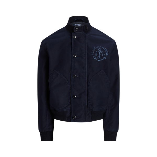 Veste marine graphique