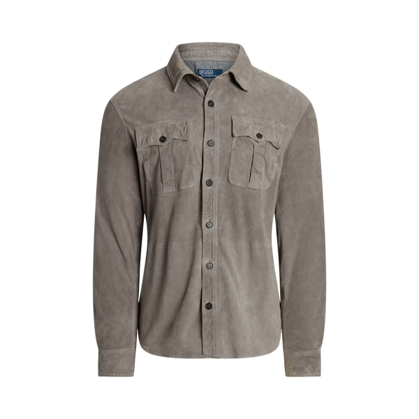 Suede Shirt Jacket