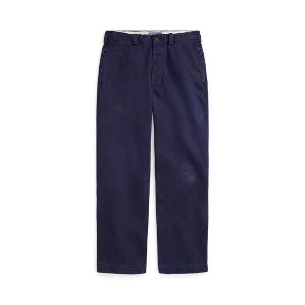Pantalon Burroughs patiné décontracté